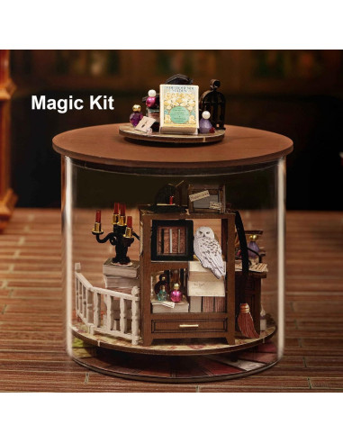 Kit Casa de Muñecas DIY Spilay 1:24 con LED y Accesorios