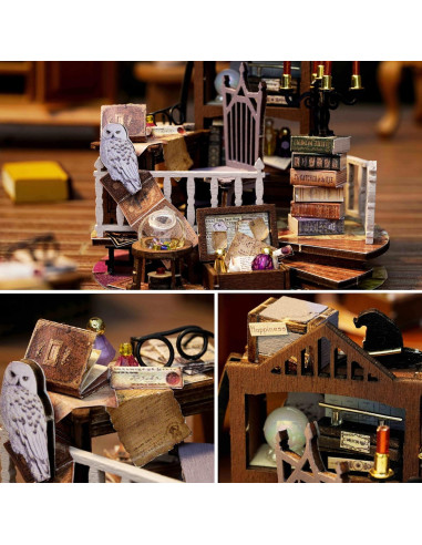 Kit Casa de Muñecas DIY Spilay 1:24 con LED y Accesorios