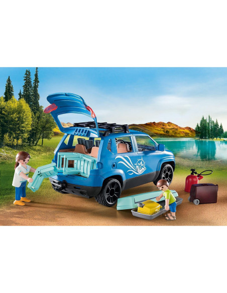 Caravana Playmobil 71423 con Coche y Accesorios Camping Caravana Playmobil 71423 con Coche y Accesorios Camping