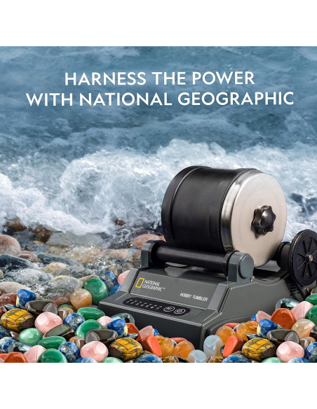 Kit de Recarga de Grava para Pulidor de Rocas National Geographic - 4 Etapas Kit de Recarga de Grava para Pulidor de Rocas National Geographic - 4 Etapas