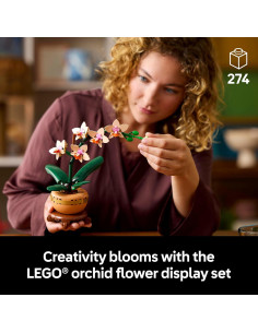LEGO Botanicals Mini Orquídea 10343 - Decoración para Hogar 2