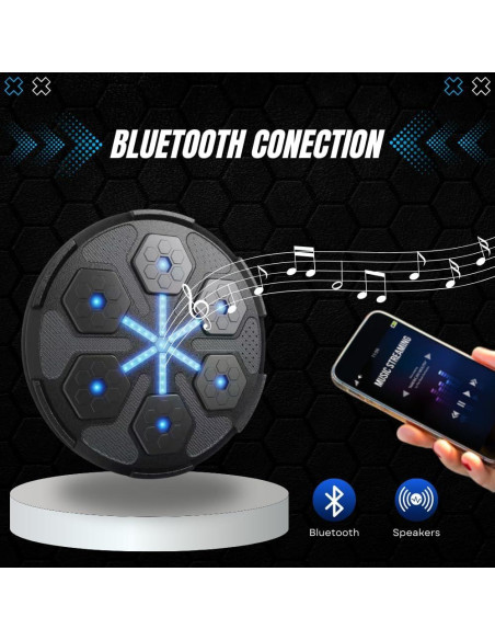 Máquina de Boxeo Musical Homefy - Entrenador Pared LED Máquina de Boxeo Musical Homefy - Entrenador Pared LED