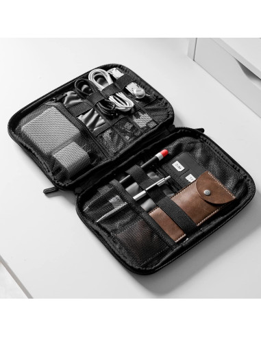 Organizador de Viaje BAGSMART para Electrónicos Negro