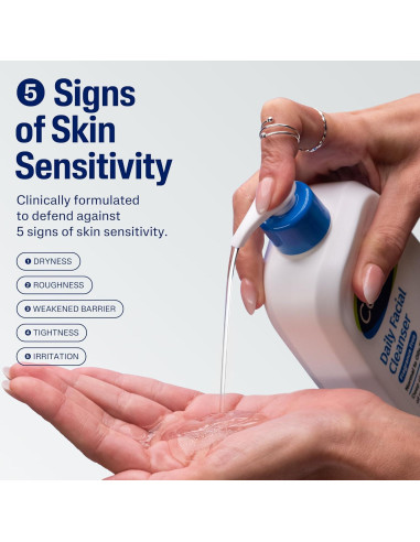 Limpiador Facial Cetaphil 473 ml Sin Fragancia Piel Sensible