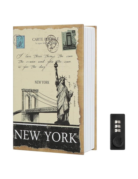 Caja de Almacenamiento Parrency Nueva York con Combinación Caja de Almacenamiento Parrency Nueva York con Combinación