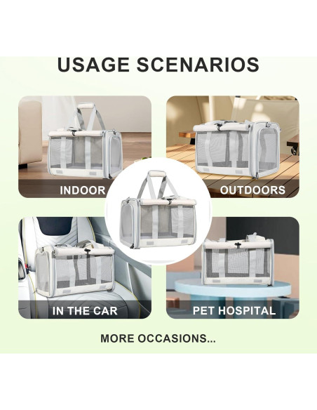 Transportín para Gatos y Perros Le City 7.26 kg Plegable Transportín para Gatos y Perros Le City 7.26 kg Plegable