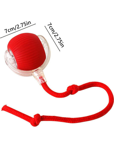 Bola Interactiva para Perros GLOSYA WJ-PJQ 360 Rojo Bola Interactiva para Perros GLOSYA WJ-PJQ 360 Rojo
