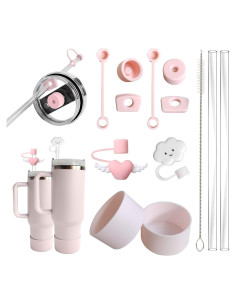 Juego de Accesorios para Taza Stanley IOXXL 13 Piezas Rosa
