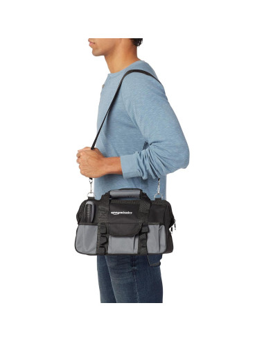 Kit de Herramientas Básicas Amazon Basics 65 Piezas con Bolsa
