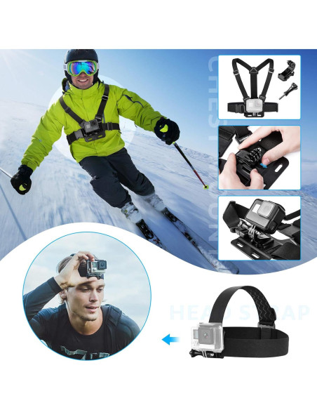 Kit de Accesorios Luxebell 14-en-1 para Cámara AKASO 4K Kit de Accesorios Luxebell 14-en-1 para Cámara AKASO 4K