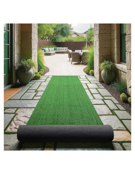 Ottomanson Césped Artificial 81x305 cm Verde Runner Ottomanson Césped Artificial 81x305 cm Verde Runner