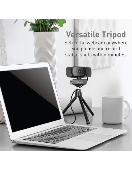Webcam Macally MZOOMCAM 1080P con Micrófono HD 120 Webcam Macally MZOOMCAM 1080P con Micrófono HD 120