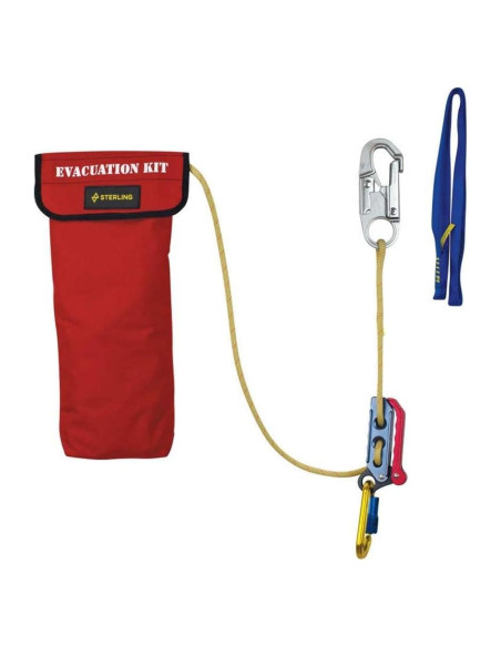 Kit de Evacuación FCX Sterling con Cuerda de 22,86 m Kit de Evacuación FCX Sterling con Cuerda de 22,86 m