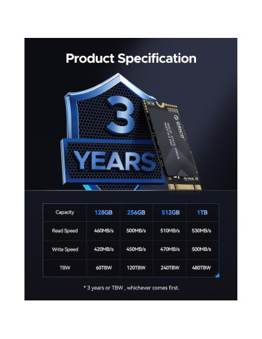 ORICO 128GB M.2 2242 SATA SSD Interno Rápido Y20M-2242