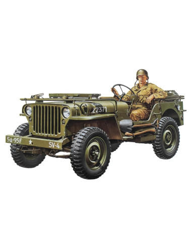 Kit de Modelo Jeep Willys TAMIYA 1/35 Militar Detallado