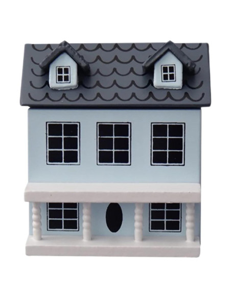 Kit Casa de Muñecas Miniatura Toyvian 18x16x13cm Azul Kit Casa de Muñecas Miniatura Toyvian 18x16x13cm Azul