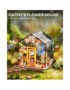 Rolife Kit Casa Miniatura DIY Invernadero LED 17x17 cm 2