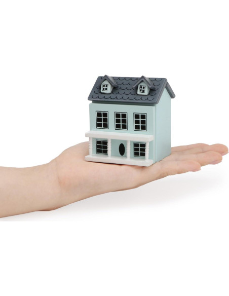 Cabaña Miniatura Cutemini Azul Decoración para Muñecas Cabaña Miniatura Cutemini Azul Decoración para Muñecas