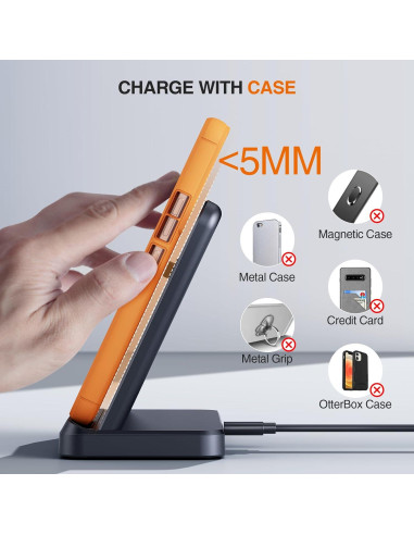 Cargador Inalámbrico 3 en 1 LK para Samsung Galaxy y Watch