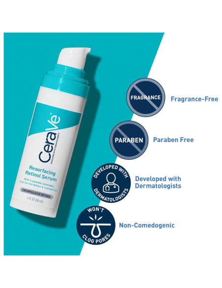 Suero de Retinol CeraVe 30g Iluminador y Minimiza Poros Suero de Retinol CeraVe 30g Iluminador y Minimiza Poros