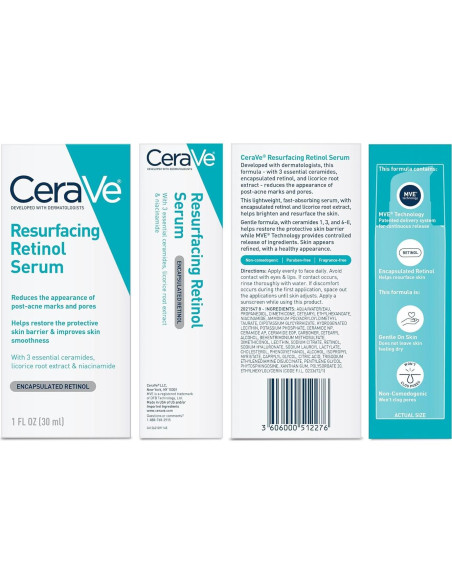 Suero de Retinol CeraVe 30g Iluminador y Minimiza Poros Suero de Retinol CeraVe 30g Iluminador y Minimiza Poros