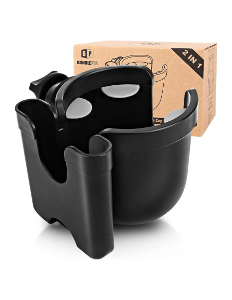 Soporte para Taza BUNDLEPRO FB-122 Ajustable 360 Negro Soporte para Taza BUNDLEPRO FB-122 Ajustable 360 Negro