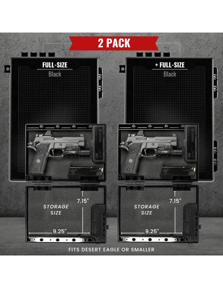 Caja Fuerte para Armas StopBox USA - Portátil 2PK Negro Caja Fuerte para Armas StopBox USA - Portátil 2PK Negro