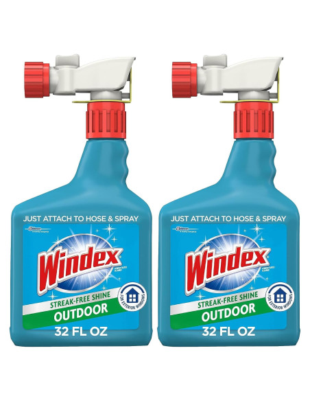 Limpiador de Ventanas Windex Concentrado 2x32 Oz Manguera Limpiador de Ventanas Windex Concentrado 2x32 Oz Manguera