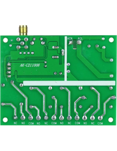 Interruptor Control Remoto 4CH Fushionsea 12V 10A Inalámbrico