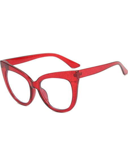 Gafas de lectura Cat Eye Mincl 2 Paquetes Rojo y Leopardo Gafas de lectura Cat Eye Mincl 2 Paquetes Rojo y Leopardo