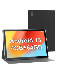 Tableta BYYBUO 10.1" Android 13 4GB RAM 64GB Funda