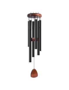 Campana de Viento Bursvik Clásica 94 cm Negra Ajustable