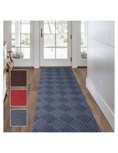 Alfombra de Pasillo LITA Antideslizante 61x183 cm Gris Alfombra de Pasillo LITA Antideslizante 61x183 cm Gris