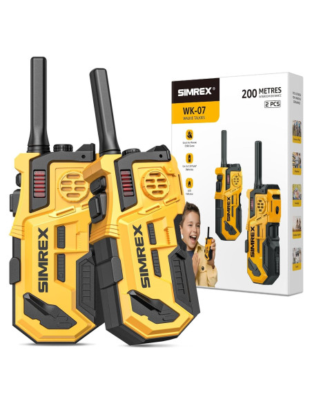 Walkie Talkies SIMREX para Niños 2 Paquete HD Largo Alcance Walkie Talkies SIMREX para Niños 2 Paquete HD Largo Alcance