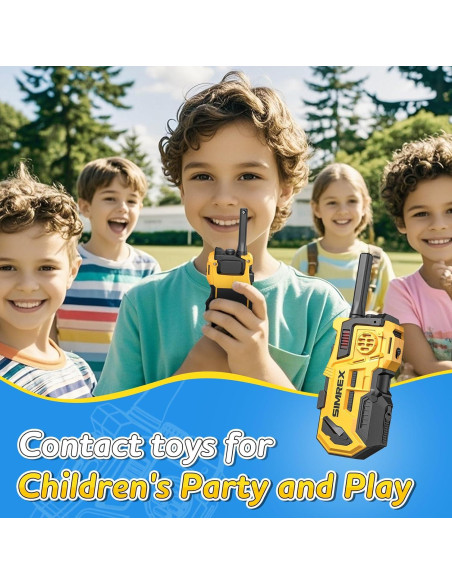Walkie Talkies SIMREX para Niños 2 Paquete HD Largo Alcance Walkie Talkies SIMREX para Niños 2 Paquete HD Largo Alcance