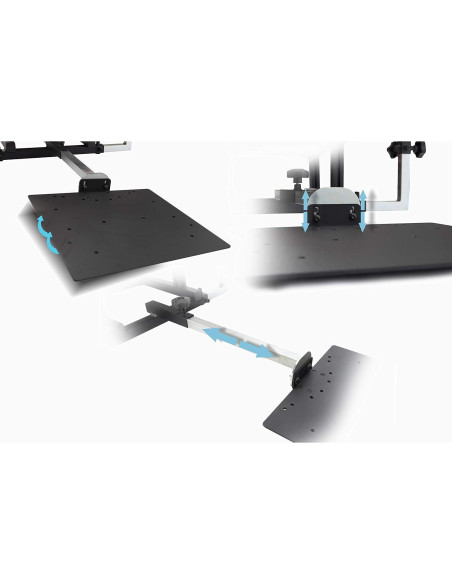 Kit de Placa de Pedales de Rudder OpenWheeler OW-Rudder-Plate Kit de Placa de Pedales de Rudder OpenWheeler OW-Rudder-Plate