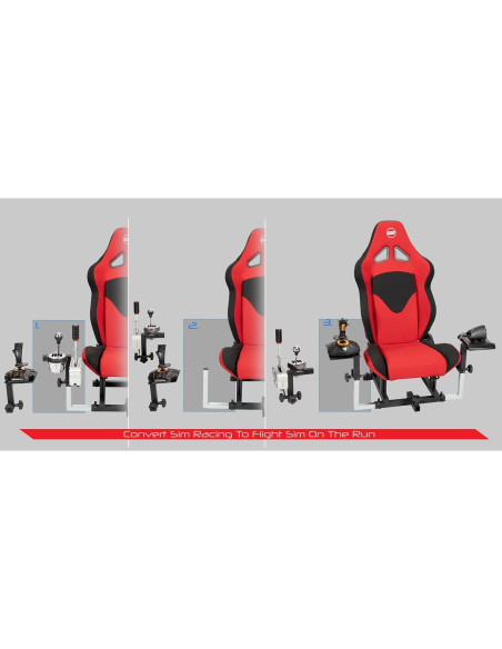 Kit HOTAS OpenWheeler para Simulador de Vuelo - Config. 1
