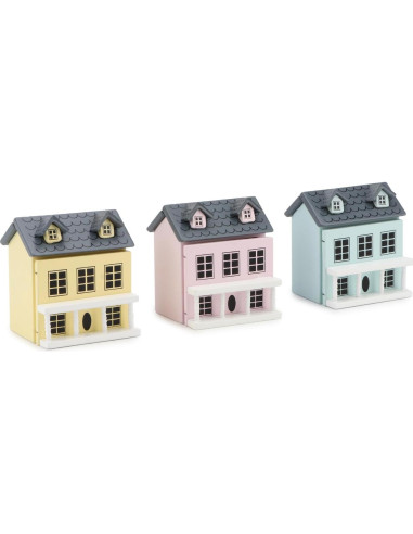 Cabaña Miniatura Cutemini Rosa 7.1x6.5x5.2 cm Decoración