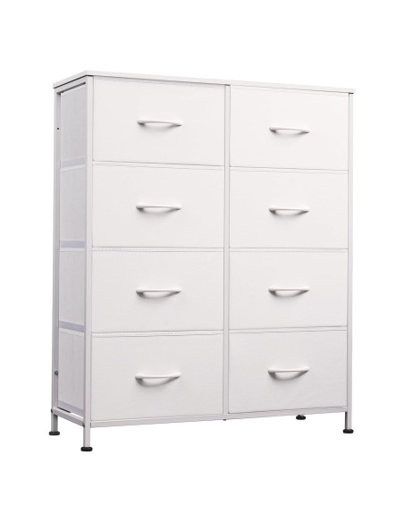 Cajonera de Tela WLIVE 8 Cajones 80.5x29.7x98 cm Blanco Cajonera de Tela WLIVE 8 Cajones 80.5x29.7x98 cm Blanco