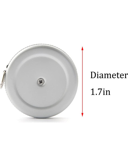 Cinta Métrica Retráctil Mini VAXATO 2 Metros Aluminio Cinta Métrica Retráctil Mini VAXATO 2 Metros Aluminio