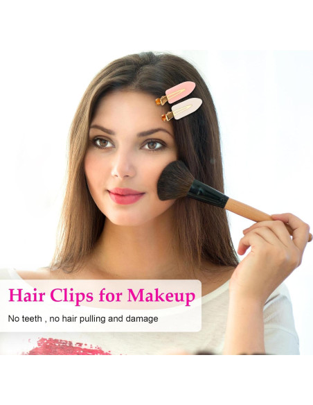Clips para el Cabello D 6 Pcs Sin Doblado Mango Dorado Clips para el Cabello D 6 Pcs Sin Doblado Mango Dorado