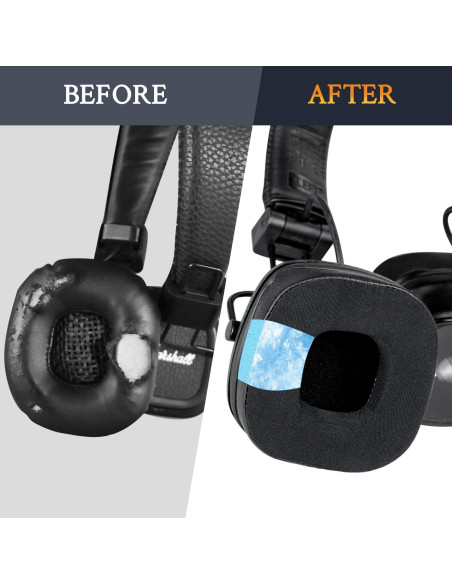 Almohadillas Repuesto Soulwit para Auriculares Marshall Major IV Almohadillas Repuesto Soulwit para Auriculares Marshall Major IV