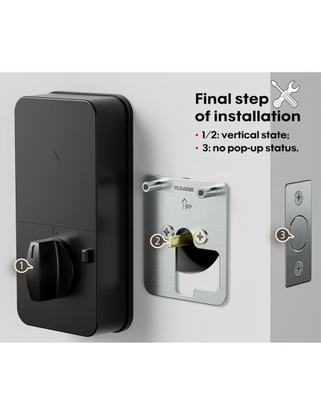Cerradura Inteligente Chautday DS04 con APP y Control Remoto Cerradura Inteligente Chautday DS04 con APP y Control Remoto