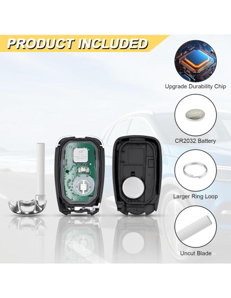 Control Remoto Llave Chevy Malibu Camaro 2016-2021 4 Botones Control Remoto Llave Chevy Malibu Camaro 2016-2021 4 Botones