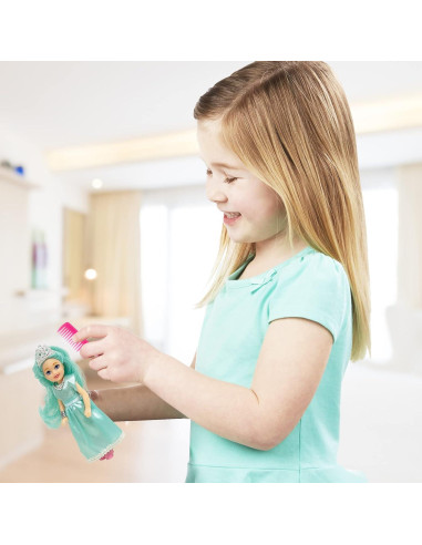 Juego de Muñecas Princesa Pequeñas - 6 Figuras con Tiara