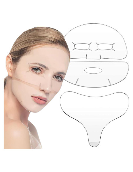 Parches Antiarrugas VolksRose Silicona Reutilizables 3 Pzas Parches Antiarrugas VolksRose Silicona Reutilizables 3 Pzas