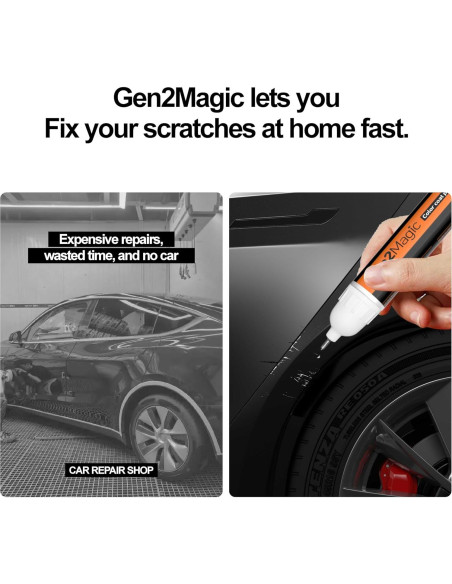 Kit de pintura de retoque Gen2Magic Ford Negro Sombra G1 Kit de pintura de retoque Gen2Magic Ford Negro Sombra G1