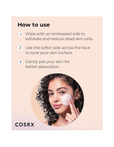 COSRX Almohadillas Exfoliantes BHA 70 Hojas - Cuidado Piel Coreano