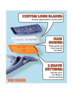 Afeitadora de Espalda BroShaver 3.0 con Mango Ergonómico 2