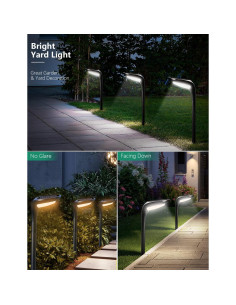 Luces de Camino Solares OSORD - Paquete de 4, 150 Lúmenes 2